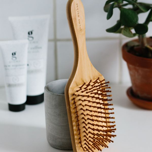 grums bamboo hairbrush