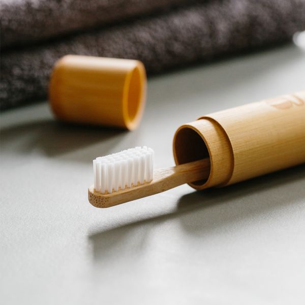 grums bamboo toothbrush case